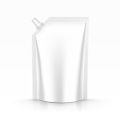 Naklejka premium Sauce mayonnaise packaging package pack bag isolated vector