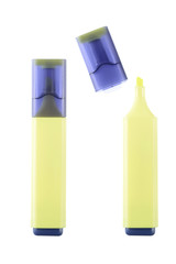 Marcador fluorescente  amarillo