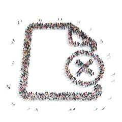 group  people  shape sheet  letter