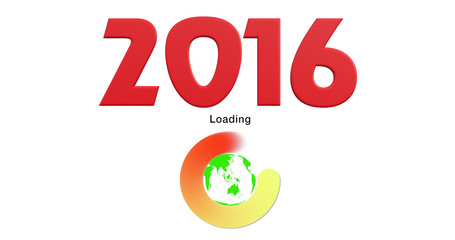 Anno 2016 con simbolo loading