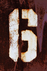 figure 6 grunge paint on metal