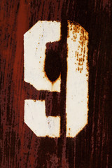 figure 9  grunge paint on metal