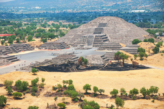 Pyramid of the Moon, Teotihuacan Pyramids, Mexico