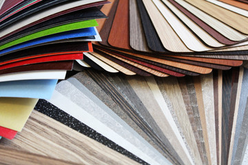 color swatches chipboard, worktops and fronts