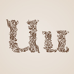 Decorated letter u © Dvarg