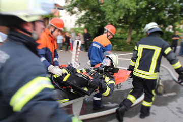 Feuerwehr Übung