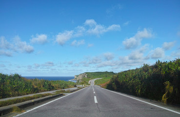 宮古島　県道２３５号線からの風景
