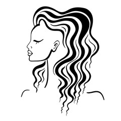 Beautiful Woman Portrait. 