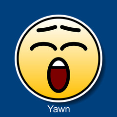 Smiley Yawn