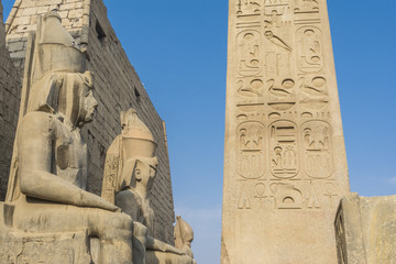 Entrance of Luxor Temple, Egypt