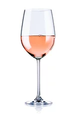 Crédence de cuisine en verre imprimé Vin Roséweinglas