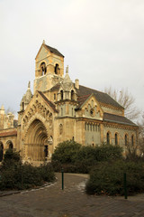 Fototapeta na wymiar Vajdahunyad Castle, Chapel, Budapest