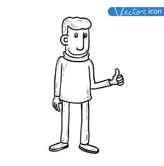 Obraz premium Businessman sucess, vector illustration.