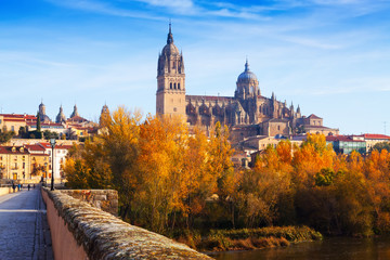 Autumn view of Salamanca - obrazy, fototapety, plakaty