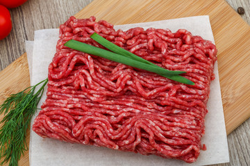 Raw minced meat
