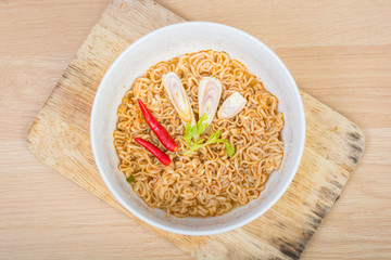 Hot and spicy instant noodle