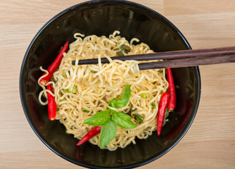 Hot and spicy lap instant noodle