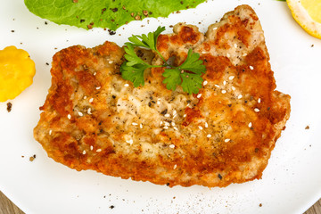 Pork schnitzel