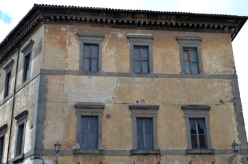 Fototapeta na wymiar Altes Haus in Orvieto