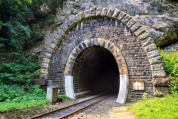 Foto op Plexiglas Tunnel Treintunnel - Harmanec, Slowakije