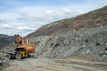 Iron ore opencast