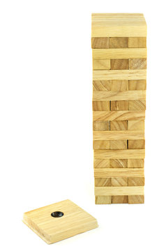 Blocks of wood