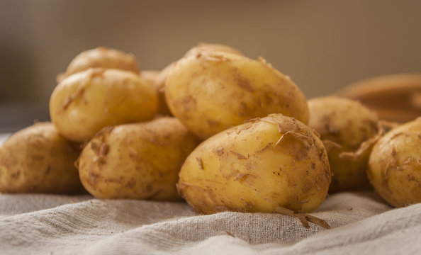 potatoes close up