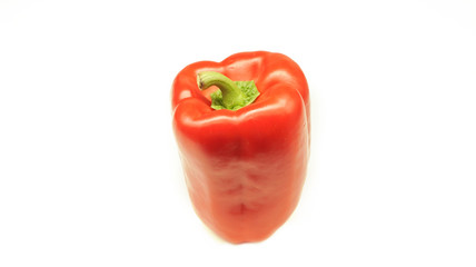 Spicy chili (capsicum chinense) isolated on white background.