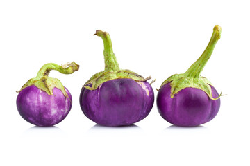 Eggplant isolated on a white background