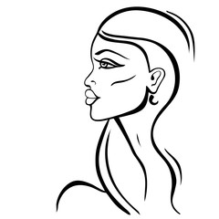 Beautiful Woman Portrait. 