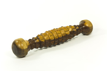 wooden tool for rolling foot massage 