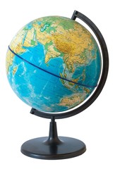  Globe. Physical map. Eastern hemisphere - obrazy, fototapety, plakaty