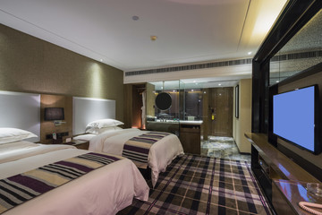 luxury hotel room