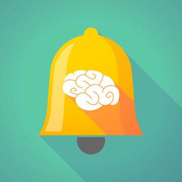Bell icon with a brain