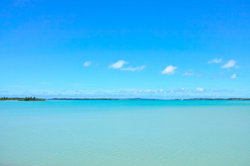 宮古島　与那覇湾の風景