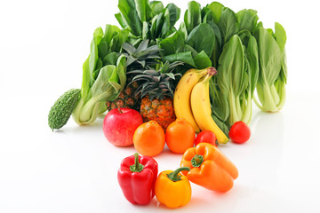 新鮮な野菜と果物