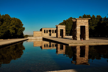 Obraz premium Spain. Madrid . Egyptian Temple of Debod