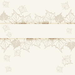 Background with maple autumn leaves