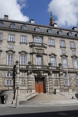 Obraz premium Château de Christiansborg à Copenhague, Danemark