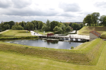 Fototapeta na wymiar Citadelle du Kastellet à Copenhague, Danemark