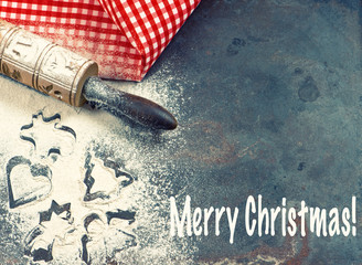 Christmas holidays concept. Vintage style picture
