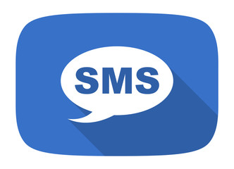 sms flat design modern icon