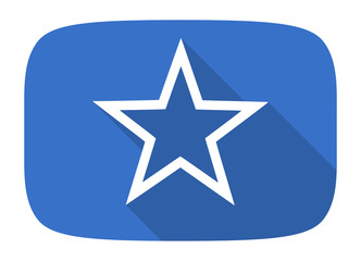 Obraz premium star flat design modern icon