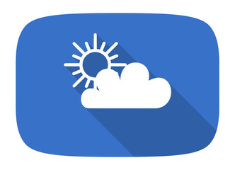 cloud flat design modern icon