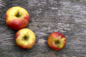 Apples background for a title
