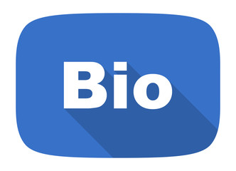 bio flat design modern icon