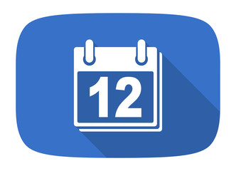 calendar flat design modern icon