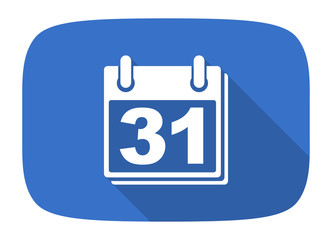 calendar flat design modern icon