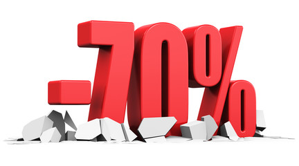 Sale and discount advertisement concept