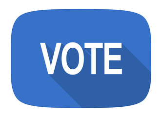 vote flat design modern icon
